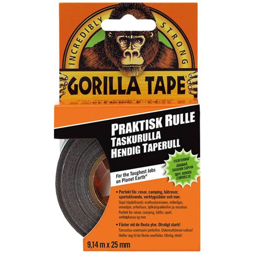 Extra stark tejp Gorilla VÄVTEJP GORILLA SVA 25MMX9,14M