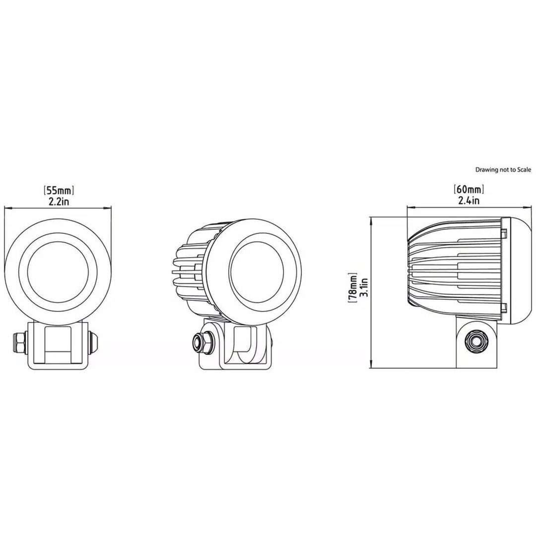 Extraljus D2 LED Med Datadim Teknologi DENALI – bild 2