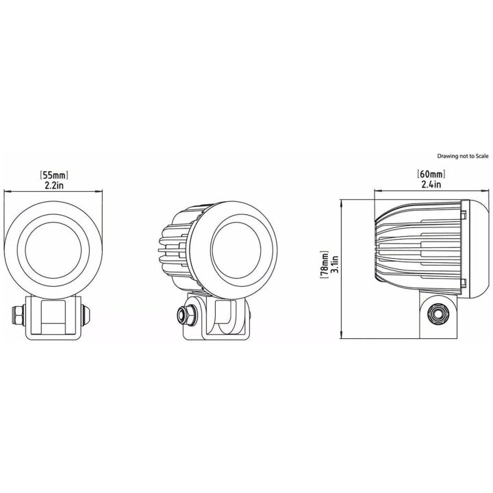 Extraljus D2 LED Med Datadim Teknologi DENALI – bild 2