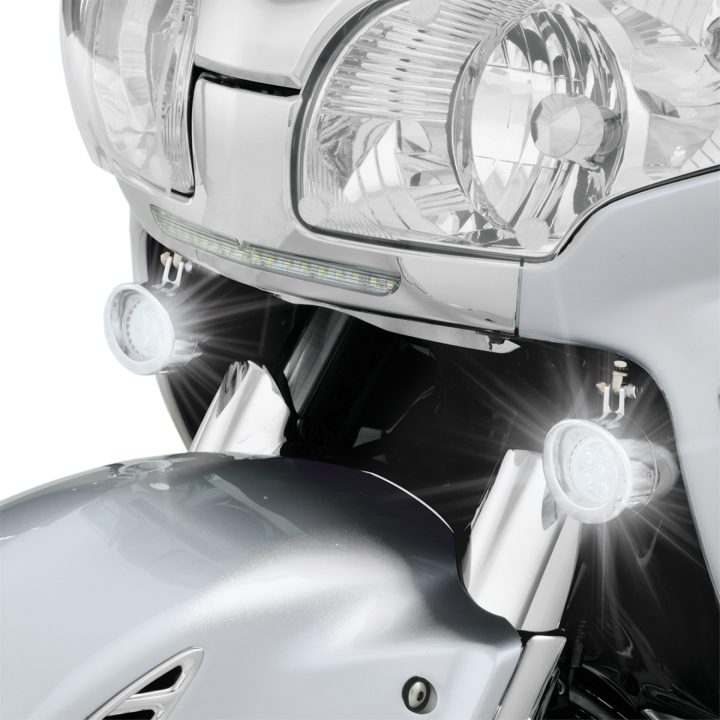 Extraljus Mini Aluminium SHOW CHROME Körljus – bild 2