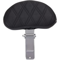 EZ Glide II Backrest - Small - Vinyl - Double Diamond Black Stitch