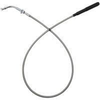 EZ Install Upper Clutch Cable - FLHX/FLTR - +8" - Braided Stainless Steel