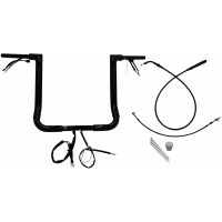 EZ Install Wired Handlebar Kit - 1-1/2" - Flat Top - 16" - Black