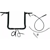 EZ Install Wired Handlebar Kit - 1-1/2" - Pointed Top - 16" - Black