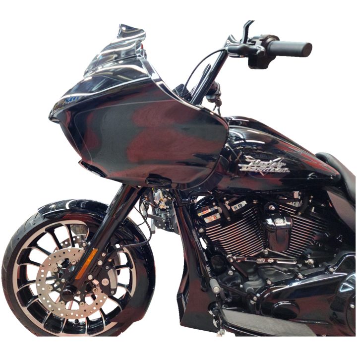 Fairingblock Kit Svart Pulverlackerad PAUL YAFFE BAGGER NATION – bild 2