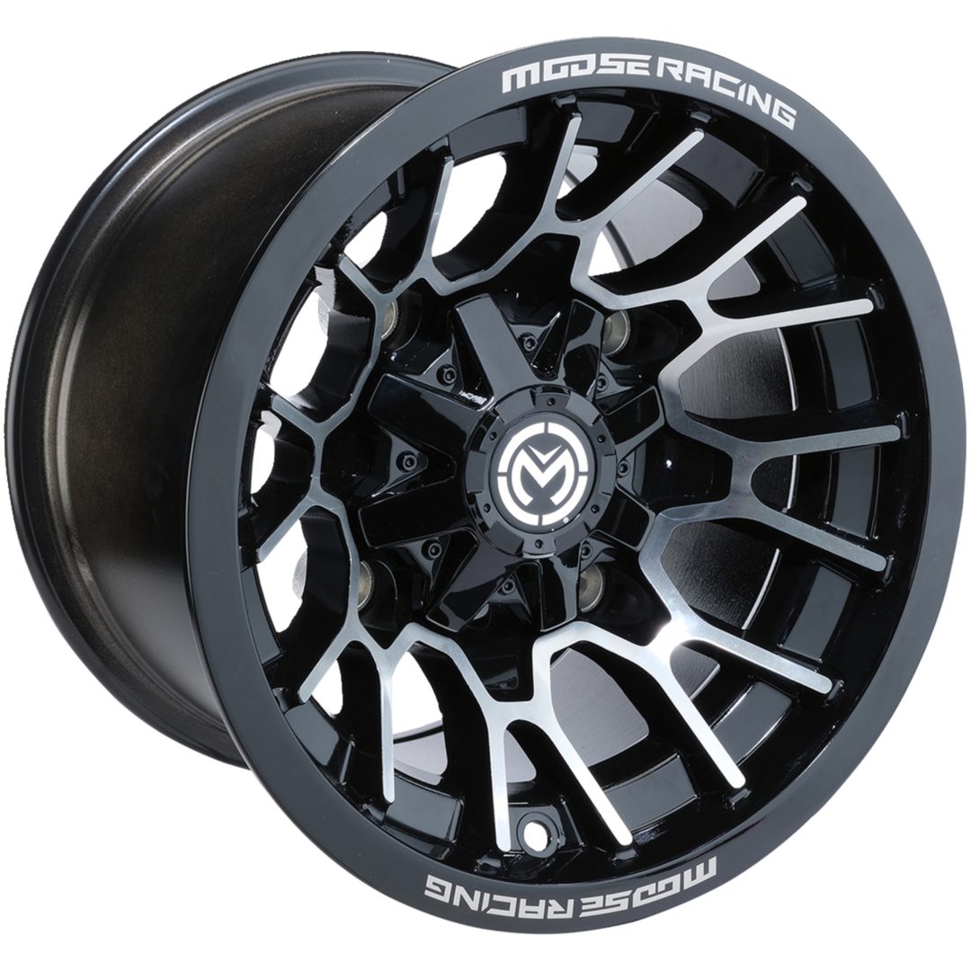 Fälg 24x Svart Gloss Aluminium MOOSE RACING