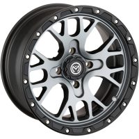 Fälg 545x Grå Satin Aluminium MOOSE RACING