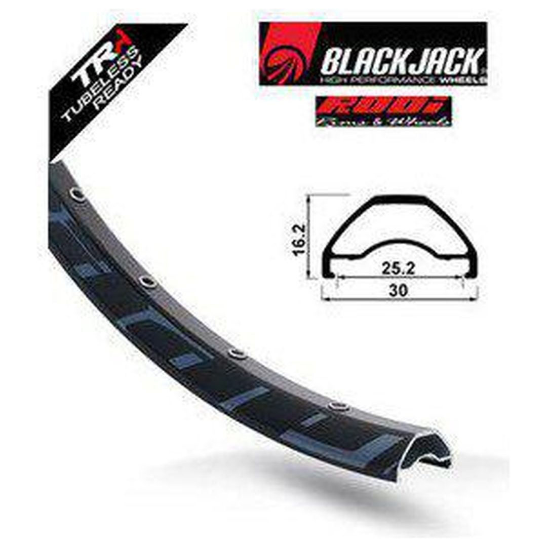 Fälg BlackJack Ready25 Svart Aluminium RODI
