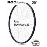 Fälg BlackRock-23 Svart RODI