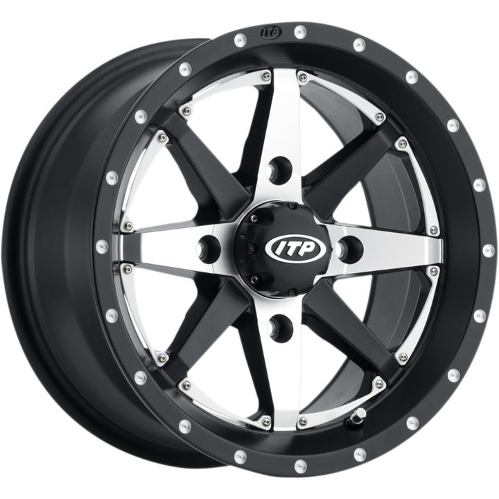 Fälg Cyclone Svart Maskinbearbetad/matt ITP 14 x 7 – bild 6