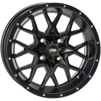 Fälg Hurricane Svart Blank ITP