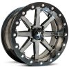 Fälg M21 Lok Silver/Svart MSA WHEELS – miniatyr 1