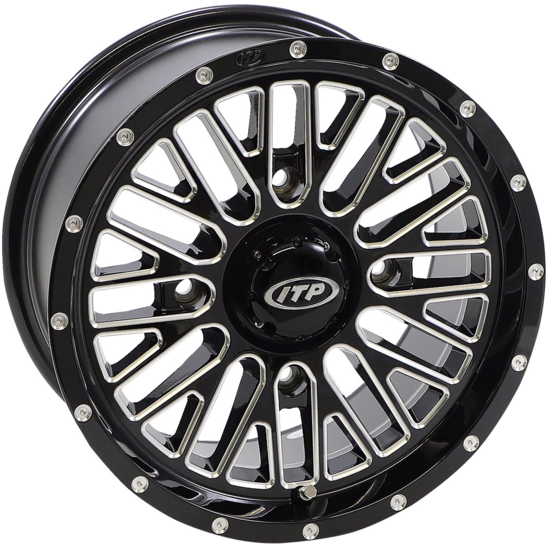Fälg Momentum Svart Glansig Milled ITP 14 x 7 / 14x7