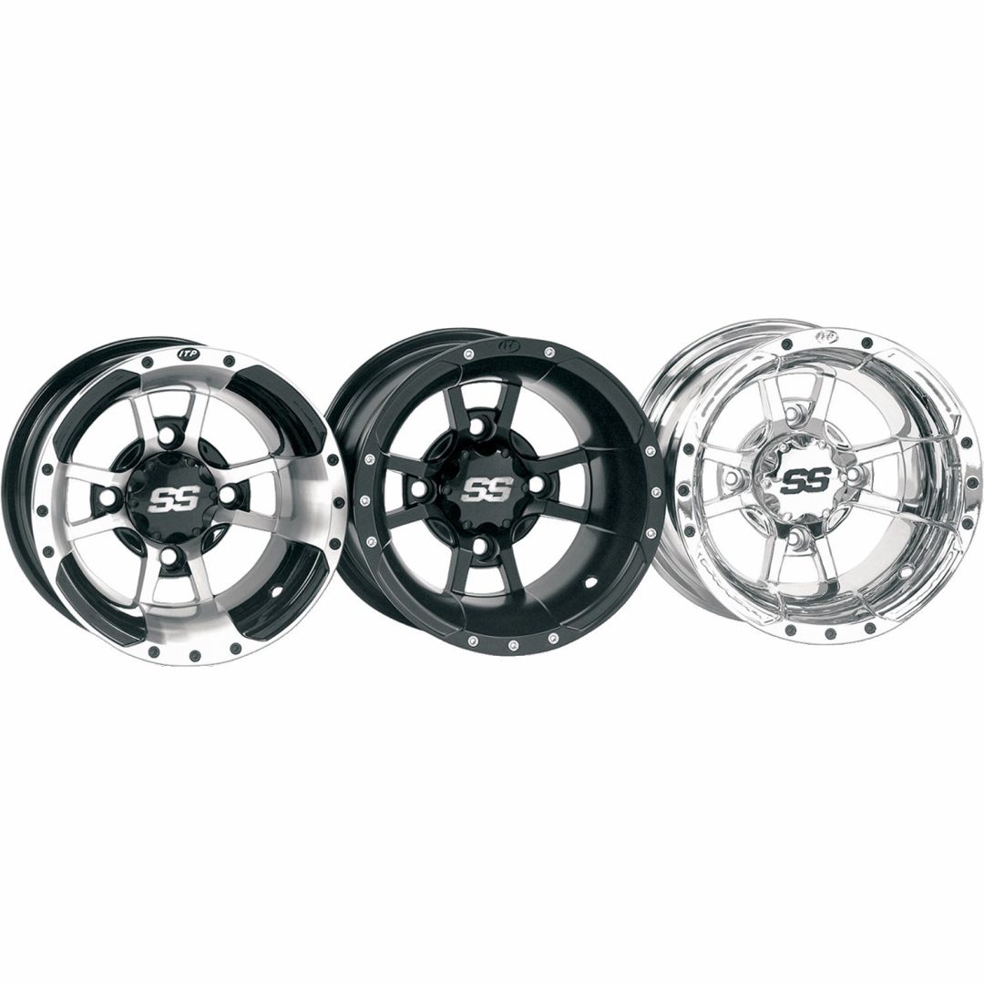 Fälg Ss Alloy Ss112 Sport Silver/svart ITP 9 x 8 / 9x8