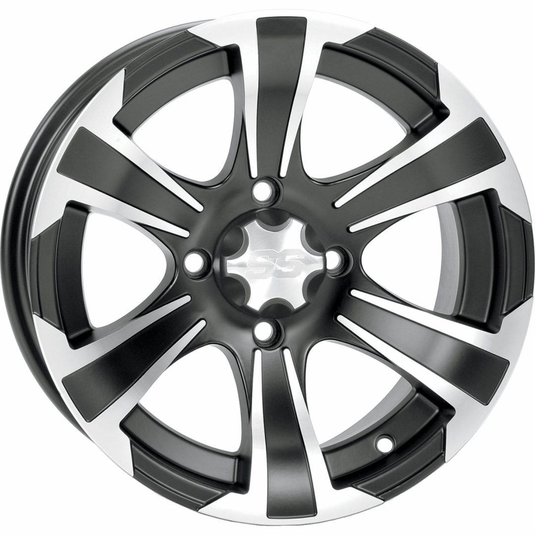 Fälg Ss312 Svart Maskinbearbetad Matte ITP 12 x 7 / 12x7