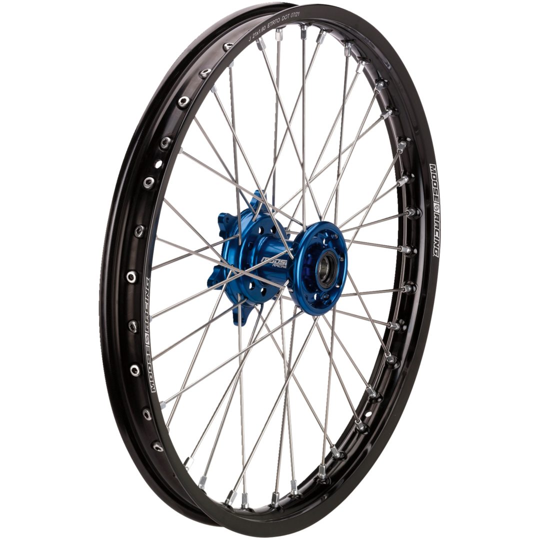 Fälg Sx-1 Komplett Anodiserad/svart/blå MOOSE RACING
