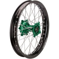 Fälg Sx-1 Komplett Anodiserad/svart/grön MOOSE RACING