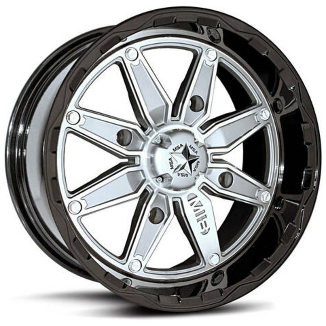 Fälgkapsel Silver MSA WHEELS – bild 2