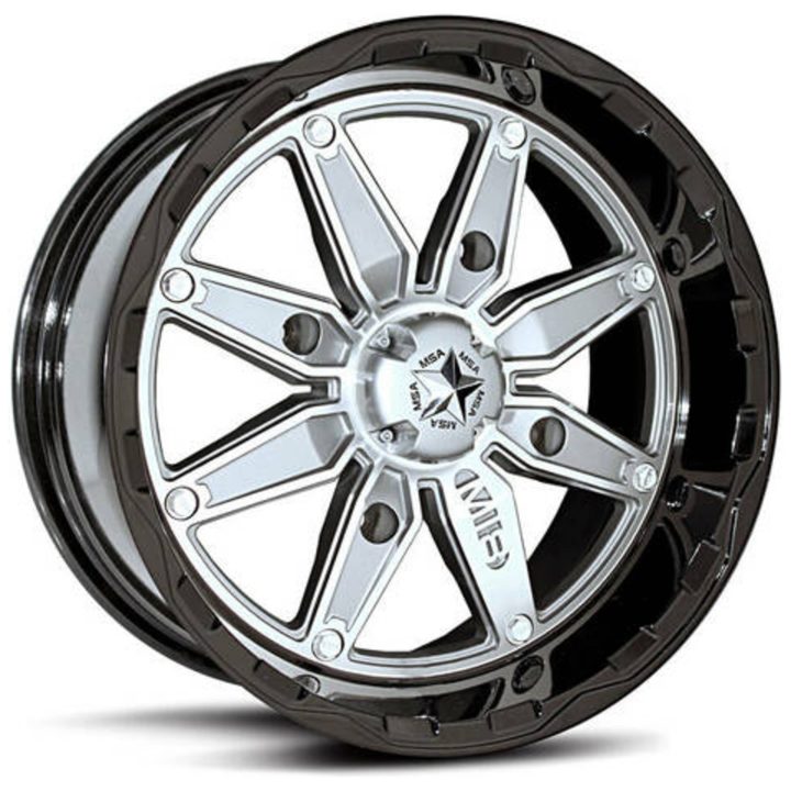 Fälgkapsel Silver MSA WHEELS – bild 2