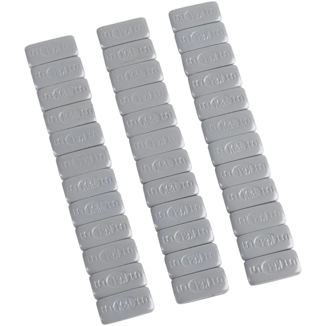 Fälgvikter Snabbfäste Silver K&L SUPPLY