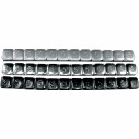 Fälgvikter Snabbfäste Svart K&L SUPPLY