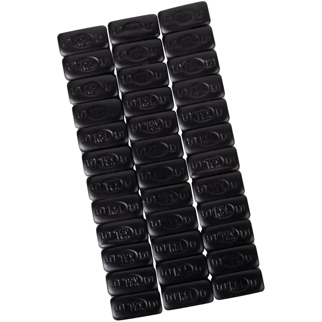 Fälgvikter Snabbfäste Svart K&L SUPPLY