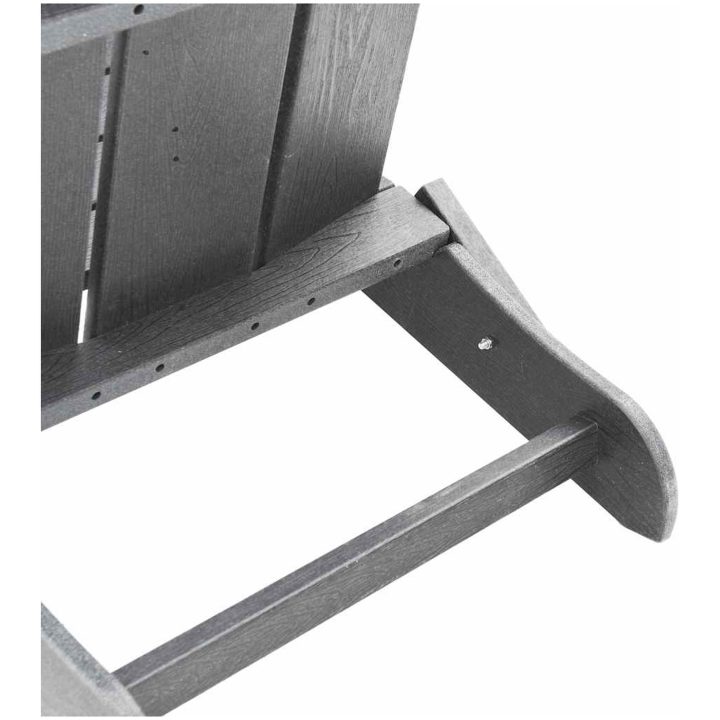 Fällbar Adirondack stol Ljusgrå 74.5x80.5x90 cm HDPE vidaXL 74,5 x 80,5 x 92 cm – bild 7