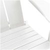 Fällbar Adirondackstol Vit 74,5x80,5x90 cm HDPE vidaXL 74,5 x 80,5 x 92 cm – miniatyr 8