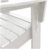 Fällbar Adirondackstol Vit 74,5x80,5x90 cm HDPE vidaXL 74,5 x 80,5 x 92 cm – miniatyr 9