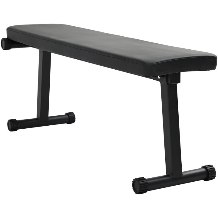 Fällbar Viktbänk 100 kg Svart 107x27x41 cm Stål vidaXL Medium – bild 5