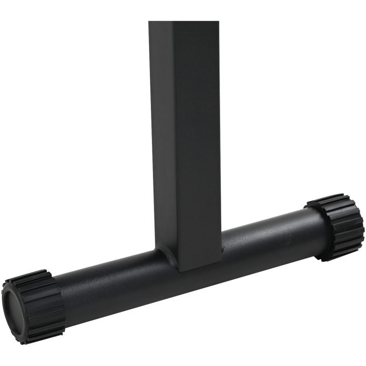 Fällbar Viktbänk 100 kg Svart 107x27x41 cm Stål vidaXL Medium – bild 7