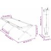 Fällbara Solbäddar 2 st med bärväska Svart 600D Oxford tyg vidaXL 210 x 80 x 46 cm – miniatyr 12