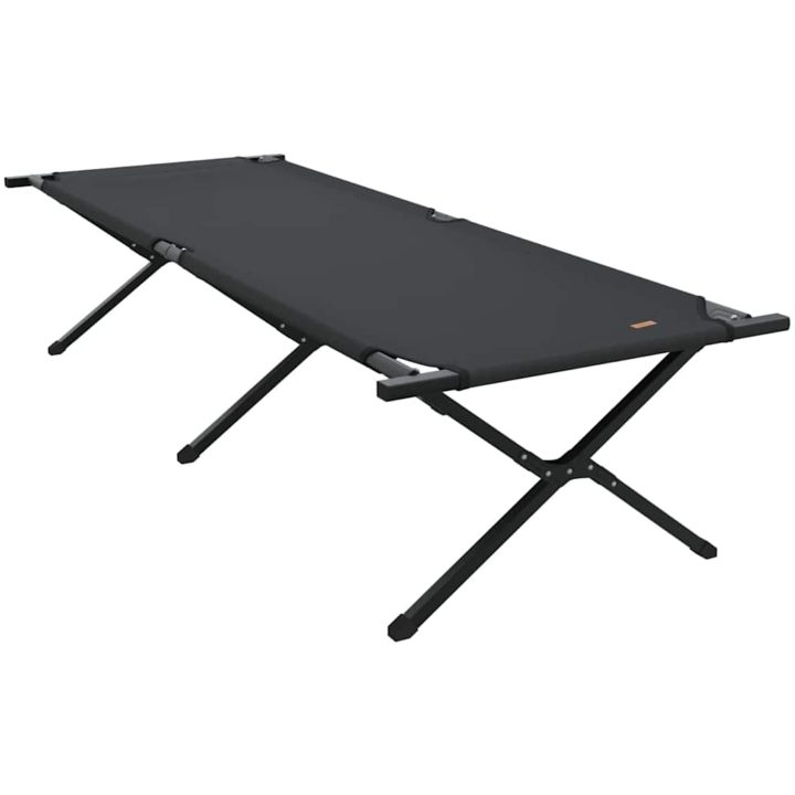 Fällbara Solbäddar 2 st med bärväska Svart 600D Oxford tyg vidaXL 210 x 80 x 46 cm – bild 4