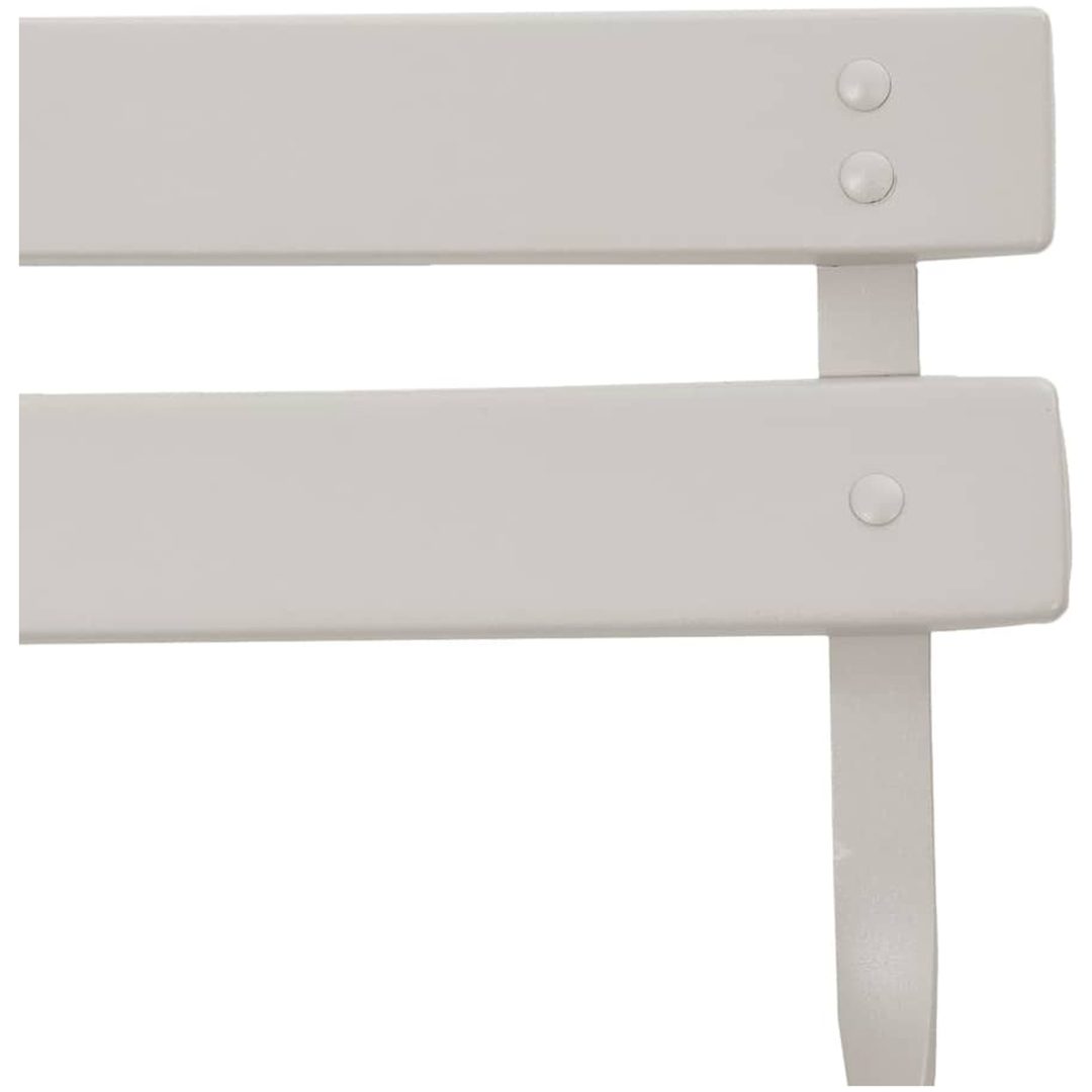 Fällbara Trädgårdsstolar 2 stycken Beige Stål vidaXL Standard – bild 9