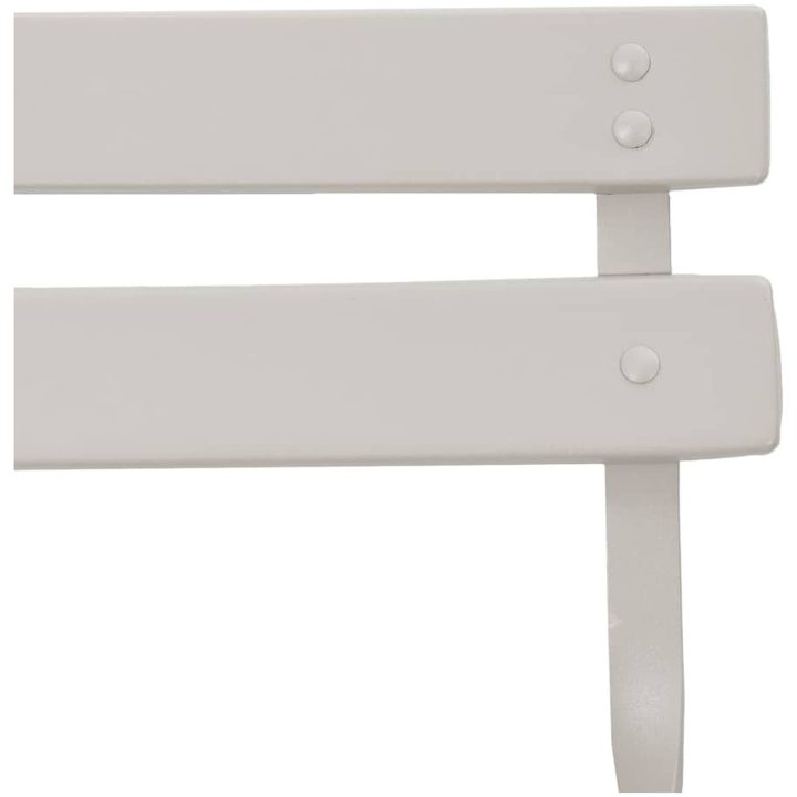 Fällbara Trädgårdsstolar 2 stycken Beige Stål vidaXL Standard – bild 9