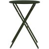 Fällbart Bistrobord Mörkgrönt 50x71 cm Pulverbestruket Stål vidaXL 50 x 50 x 71 cm – miniatyr 5