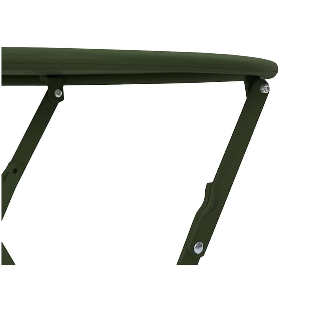 Fällbart Bistrobord Mörkgrönt 50x71 cm Pulverbestruket Stål vidaXL 50 x 50 x 71 cm – bild 7