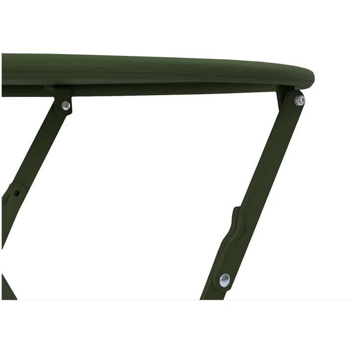 Fällbart Bistrobord Mörkgrönt 50x71 cm Pulverbestruket Stål vidaXL 50 x 50 x 71 cm – bild 7
