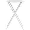 Fällbart Bistrobord Vitt 50x71 cm Pulverlackerad Stål vidaXL 50 x 50 x 71 cm – miniatyr 5