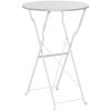 Fällbart Bistrobord Vitt 50x71 cm Pulverlackerad Stål vidaXL 50 x 50 x 71 cm – miniatyr 6