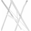 Fällbart Bistrobord Vitt 50x71 cm Pulverlackerad Stål vidaXL 50 x 50 x 71 cm – miniatyr 8