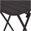 Fällbart Trädgårdsbord - Antracit - 55x55x73 cm - Stål vidaXL Compact – miniatyr 7
