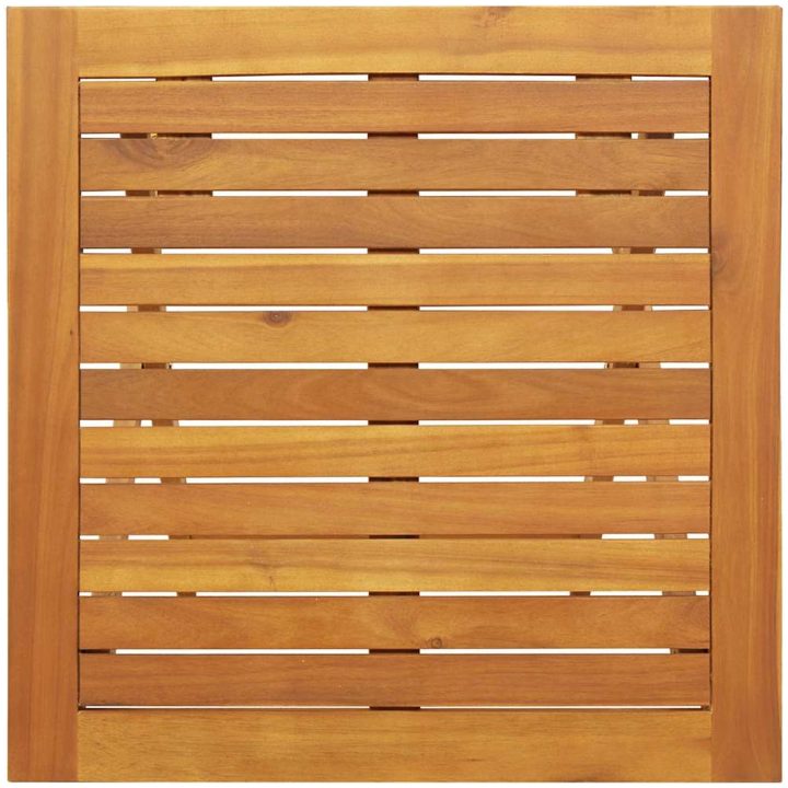 Fällbart trädgårdsbord Fyrkantigt Massivt trä Akacia vidaXL 60 x 60 x 72 cm – bild 7