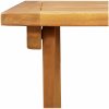 Fällbart trädgårdsbord Fyrkantigt Massivt trä Akacia vidaXL 60 x 60 x 72 cm – miniatyr 8