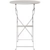 Fällbord Bistro Beige 50x71 cm Pulverlackerad Stål vidaXL 50 x 50 x 71 cm – miniatyr 4