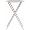 Fällbord Bistro Beige 50x71 cm Pulverlackerad Stål vidaXL 50 x 50 x 71 cm – miniatyr 5