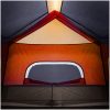 Familjetält 6 personer med LEDs grå&orange snabbrest vidaXL – miniatyr 10