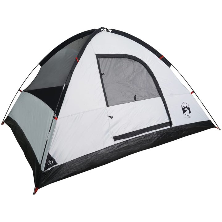 Familjetält 6 personer vit mörkläggningstyg vattentätt vidaXL 270 x 210 x 145 cm – bild 8