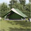Familjetält A-Frame Grön Vattentålig vidaXL 7 - Personer – miniatyr 1