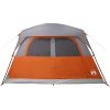 Familjetält cabin 6 personer orange vattentätt vidaXL 6 - Person – miniatyr 6